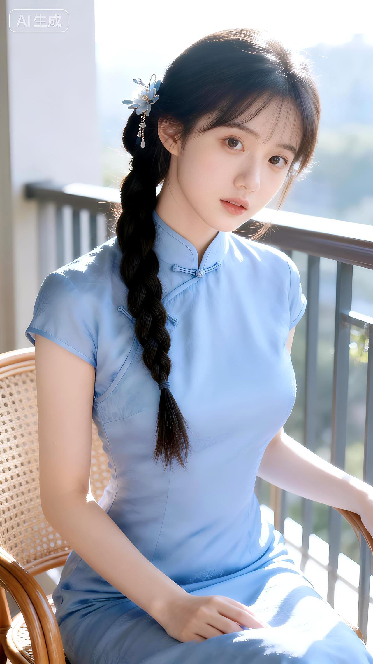 微风拂过阳台的藤椅，愿你眼里有光，心中有暖，每一天都轻盈自在。豆包壁纸