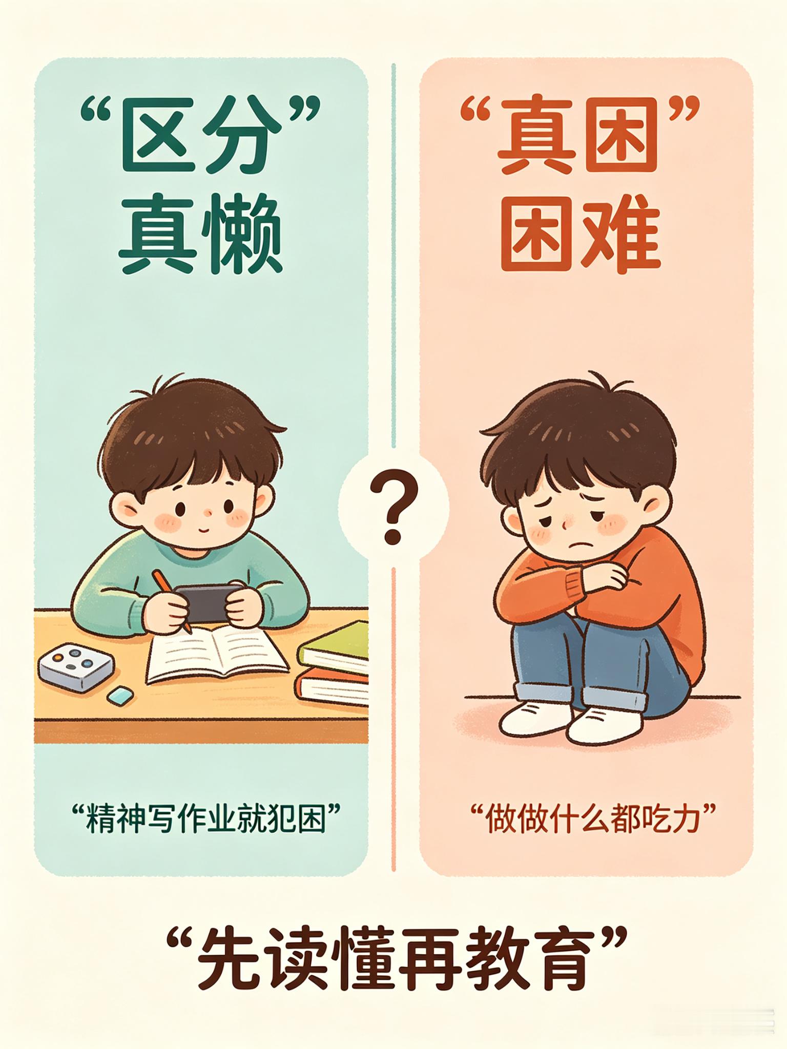 【孩子学不好，真不是懒】每次考完试，家长最常说的一句话就是："你就是懒，不肯用功。"但儿童心理专家提