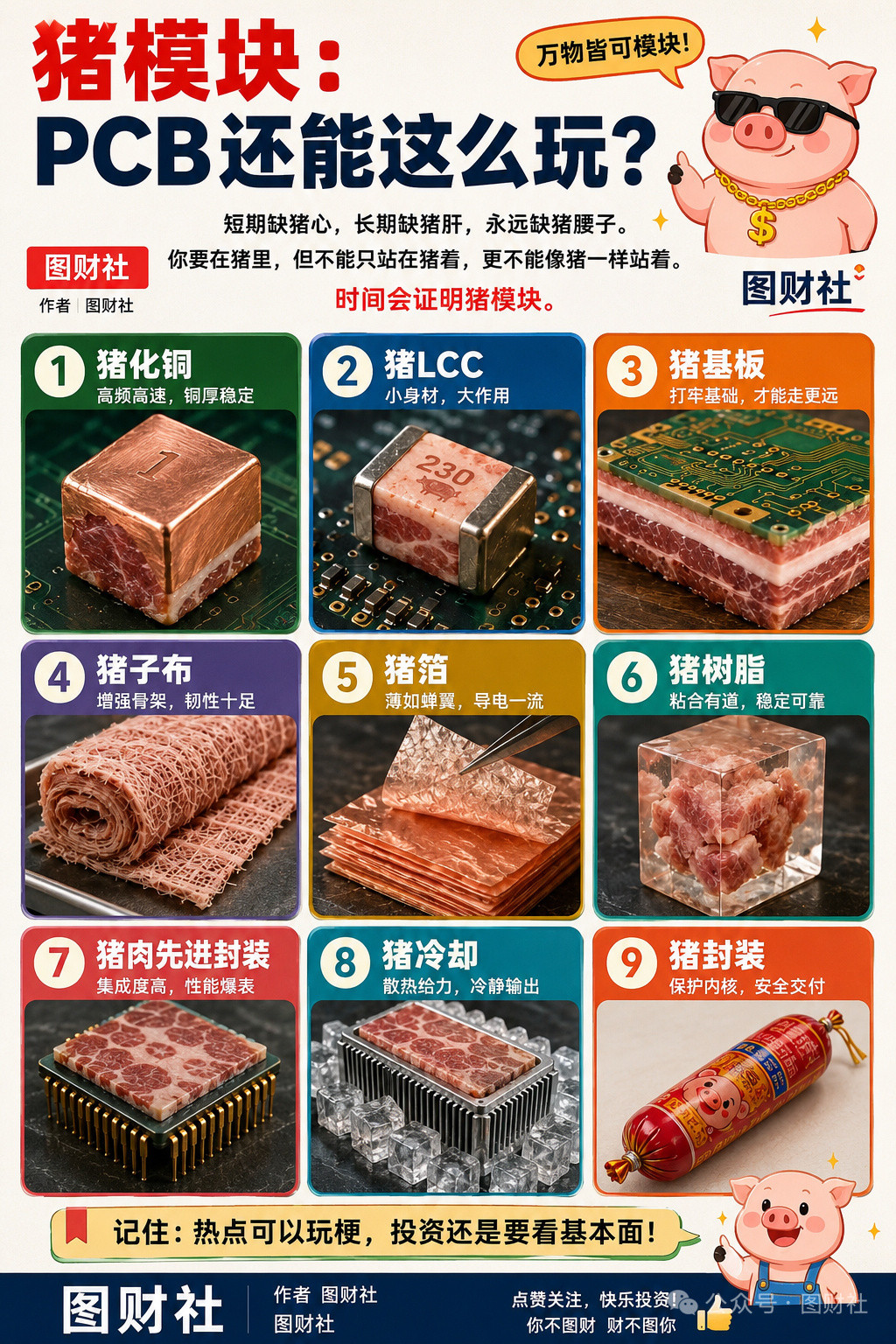 短期缺猪心，长期缺猪肝，永远缺猪腰子。你要在猪里，但不能只站在猪里，更不能像猪一