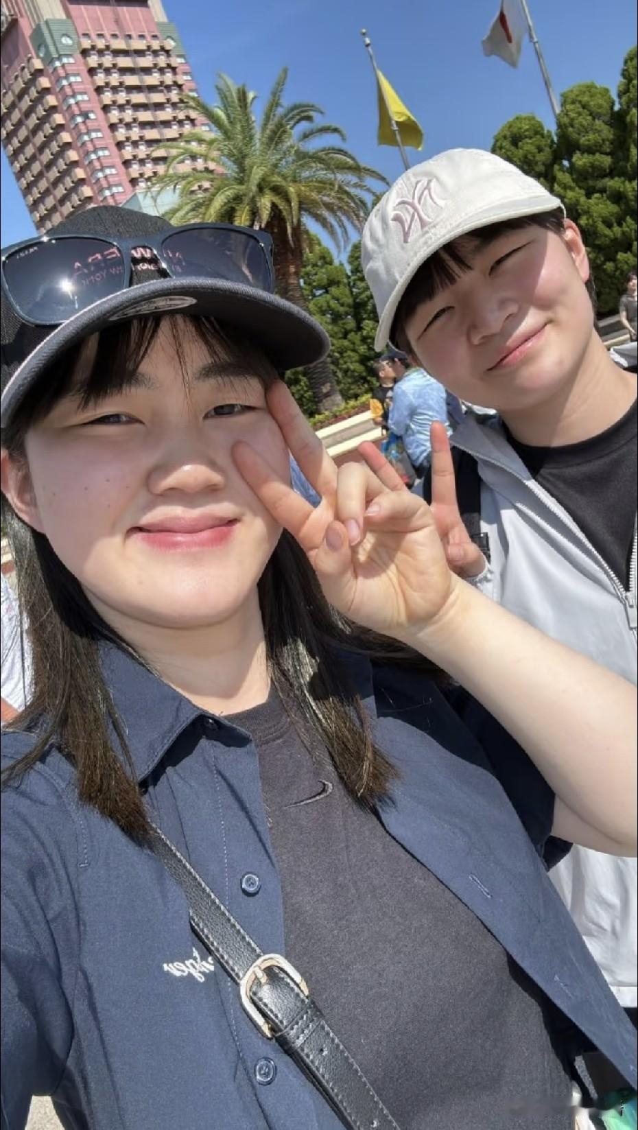 大藤沙月也开始休假了。WTT美国大满贯结束后，大藤沙月和横井回到日本，俩人一起