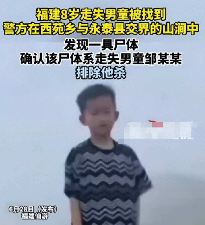 噩耗传来！失联53天，莆田8岁男童遗体发现，位置隐蔽难怪找不到