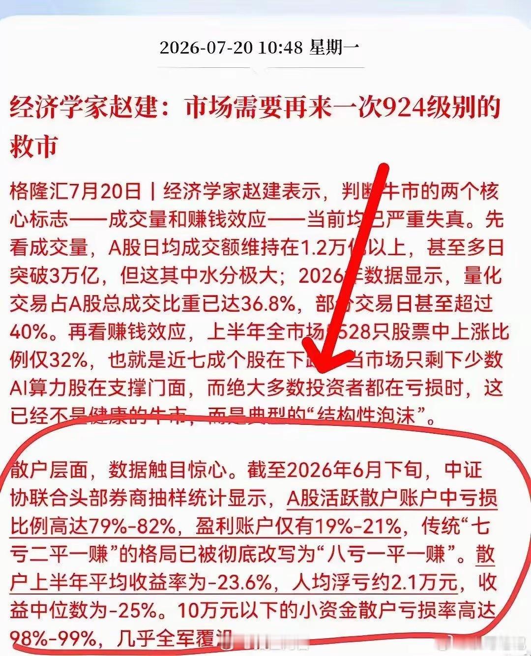 散户全军覆没，一个不留！最近看到中证协联合32家头部券商发的2026年上半年数据