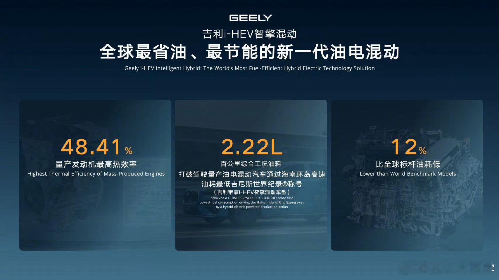 全球最省油，量产热效率最高的发动机，这三个数据加到一起，技术含量真不是盖的！🐮