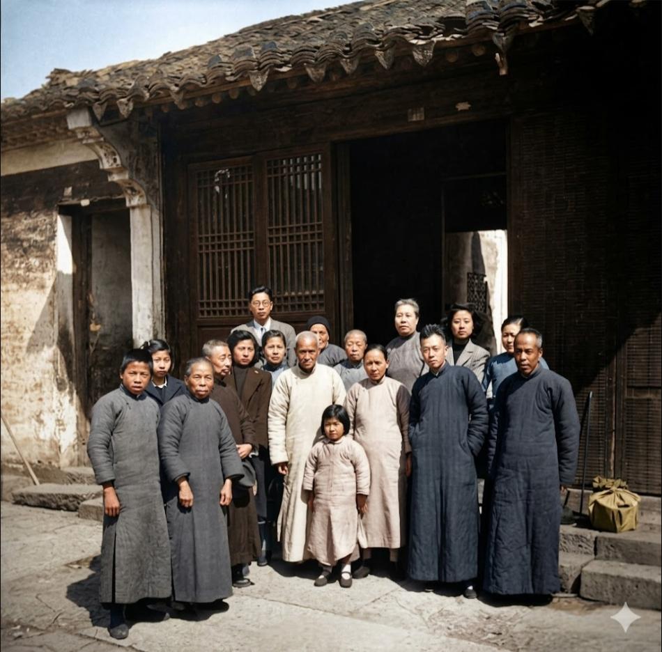 1948年，鲁迅家人带着怀念，回到故乡，鲁迅家是典型的绍兴江南台门老宅，黑瓦檐角