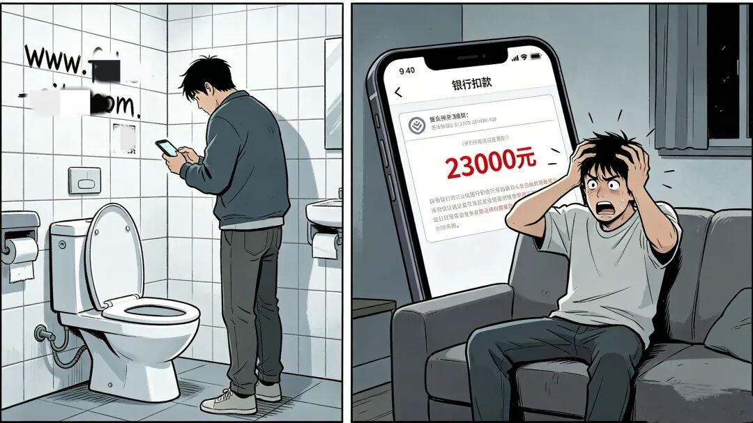 色字头上一把刀！浙江台州，一男子去上公厕，一眼就盯上了墙上的“约炮”网址，男子没