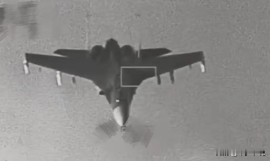 逃跑还不忘拍照，台湾声称其F16用狙击手吊舱拍到了歼16台湾公布一张照片，台湾