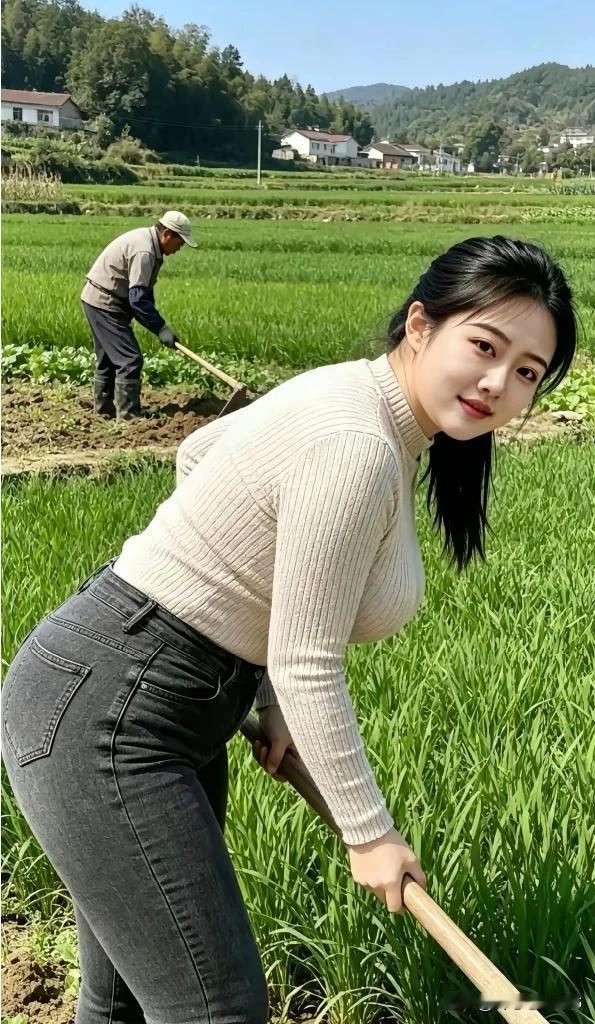 春去夏来脚步匆，田间地头热气浓。庄稼地里无闲人，女儿回家干劲冲。