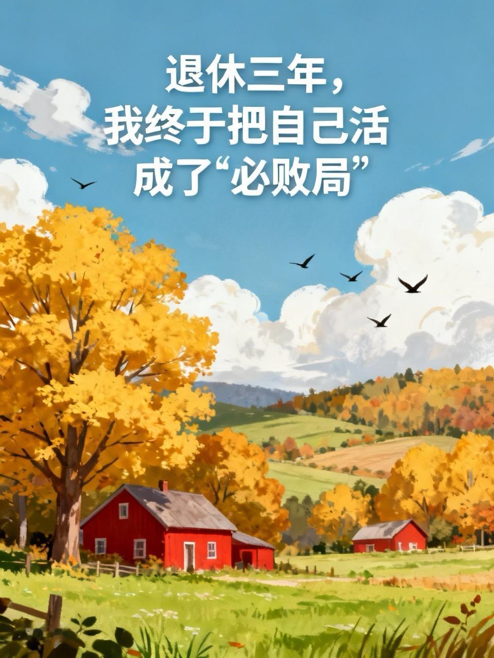 退休三年，我终于把自己活成了“必败局”姐妹们，我跟你们说个真事儿。上个月