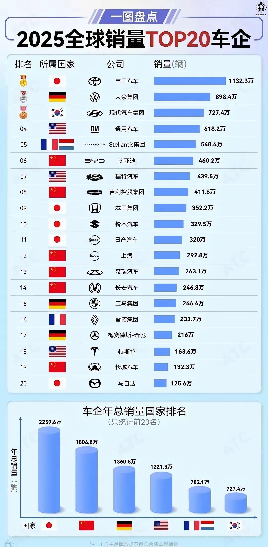 未来十年，全球销量前十强中预计将有一半是中国公司。当下销量未跻身中国前十的企业，