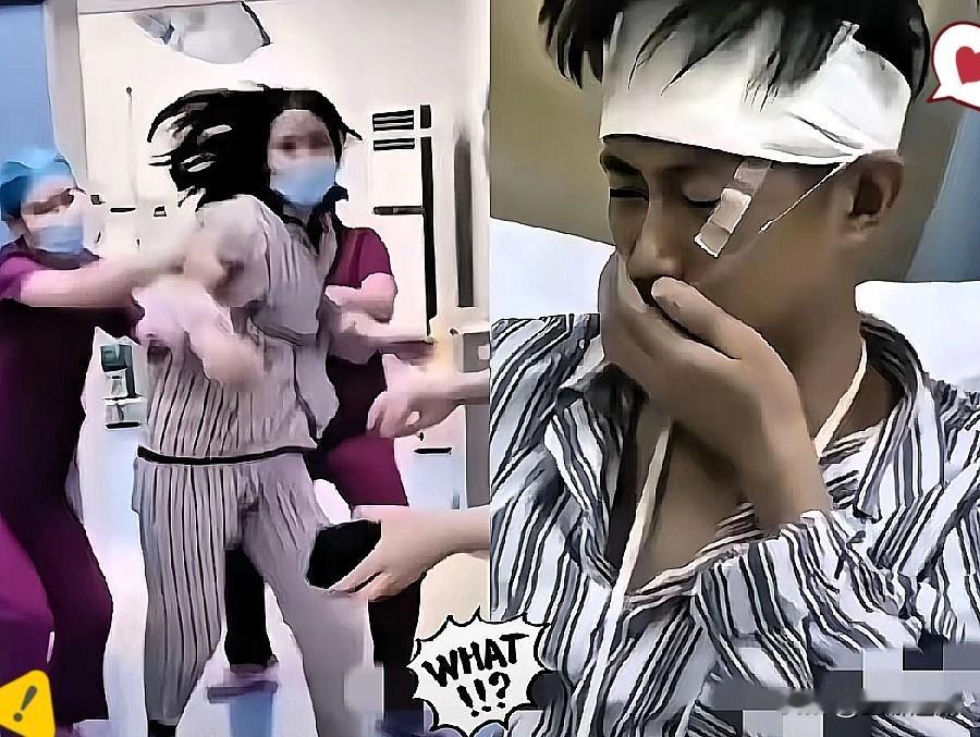 惊呆了！全网最霸气的产妇，刚生完孩子下产床，直接把丈夫揍进医院。就因为生孩子