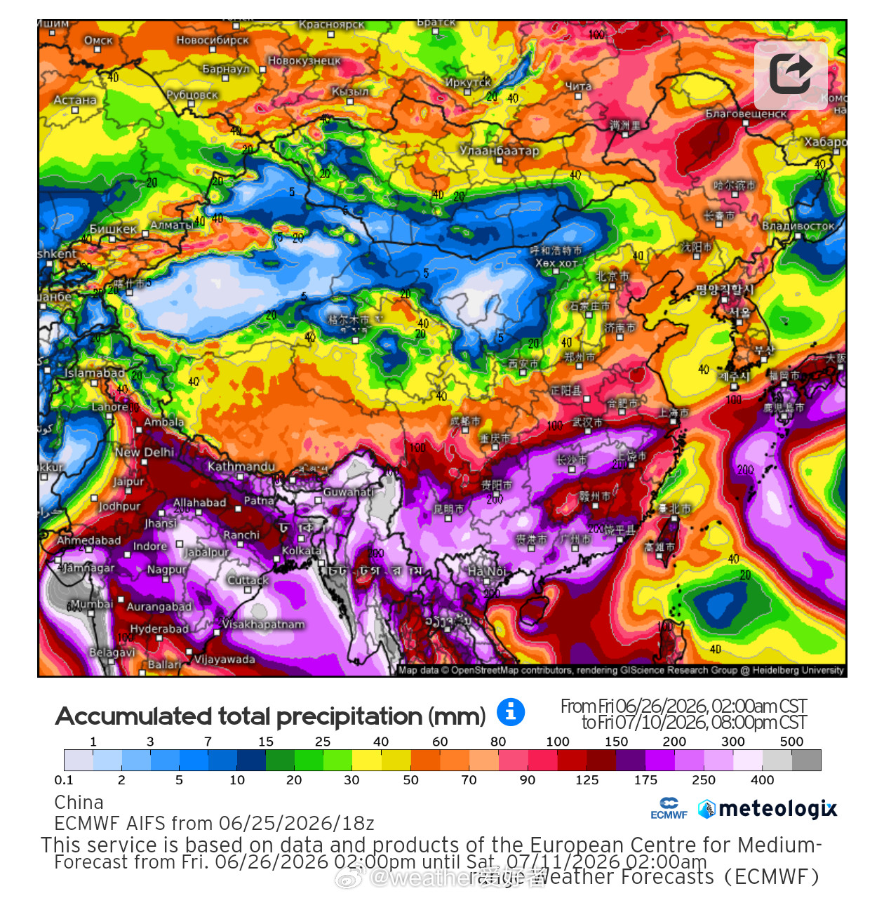 梅雨预计29日至7月3日前后，降雨北抬加强，江南北部、江汉东部、江淮及贵州等地