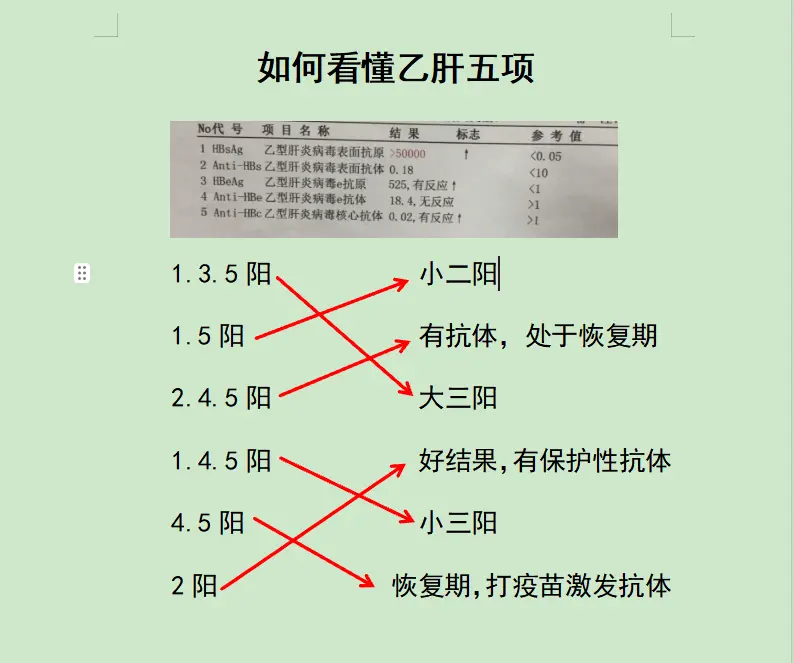 乙肝 乙肝五项 大三阳 小三阳 肝病教授陈士俊