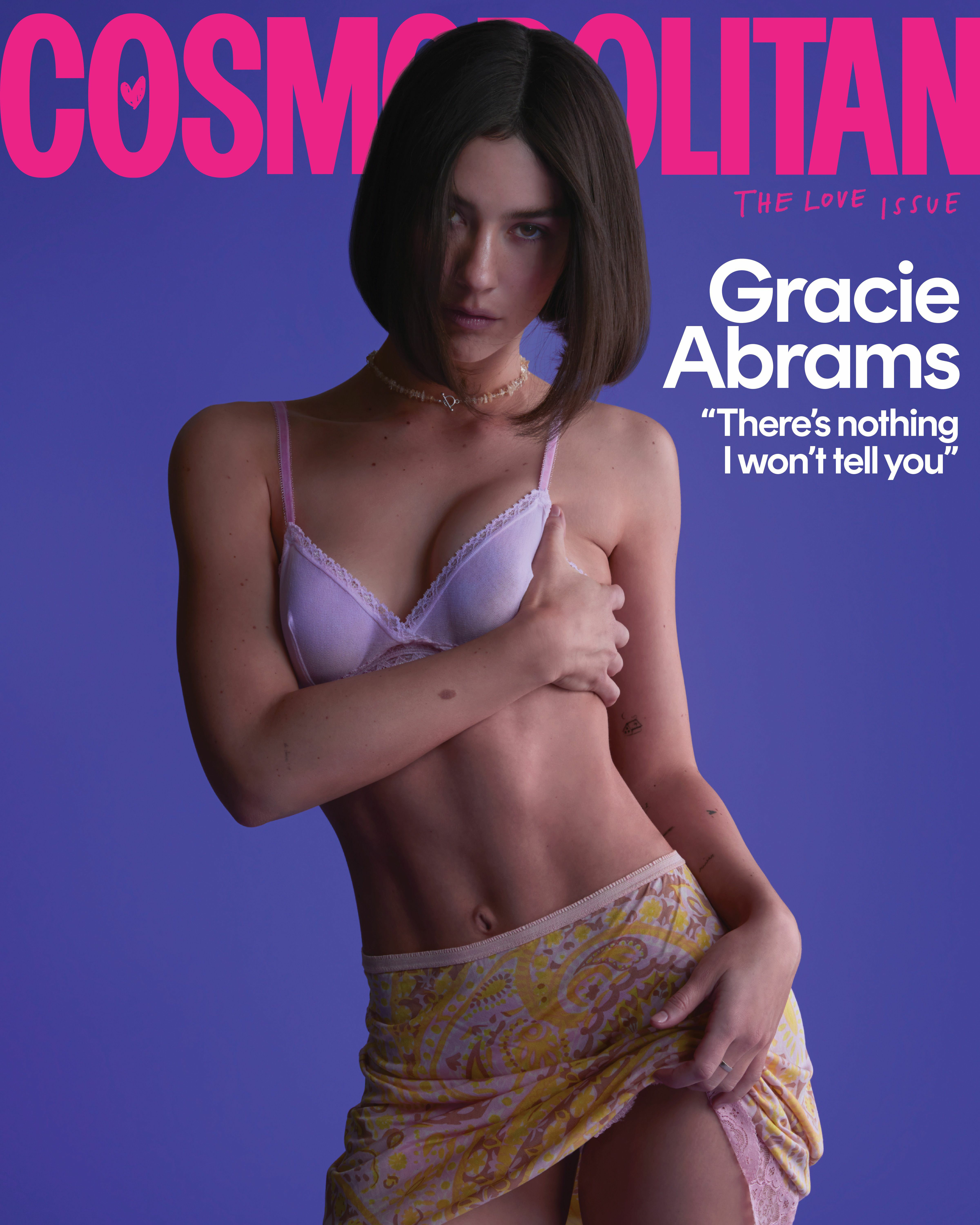 瓜西GracieAbrams性感登上《Cosmopolitan》杂志封面及