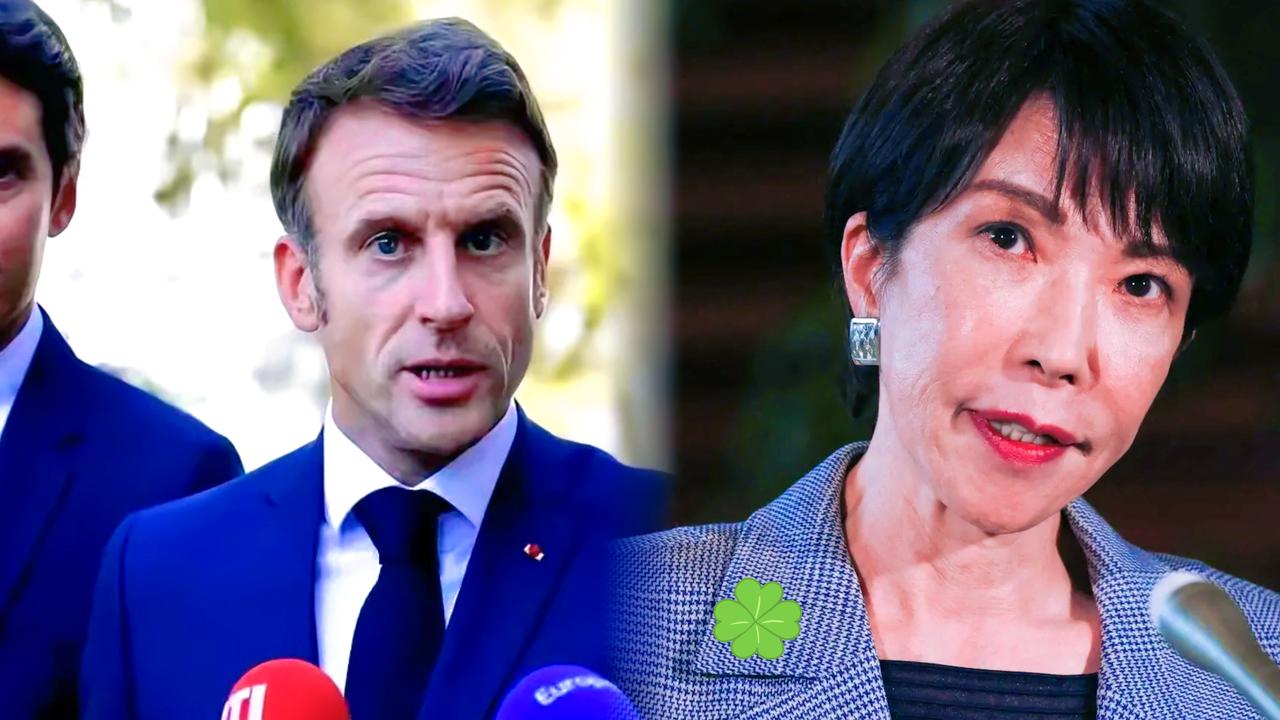 万万没想到马克龙刚到中国，日本就忙着给法国递消息，说是“警告”还想通告全球，核