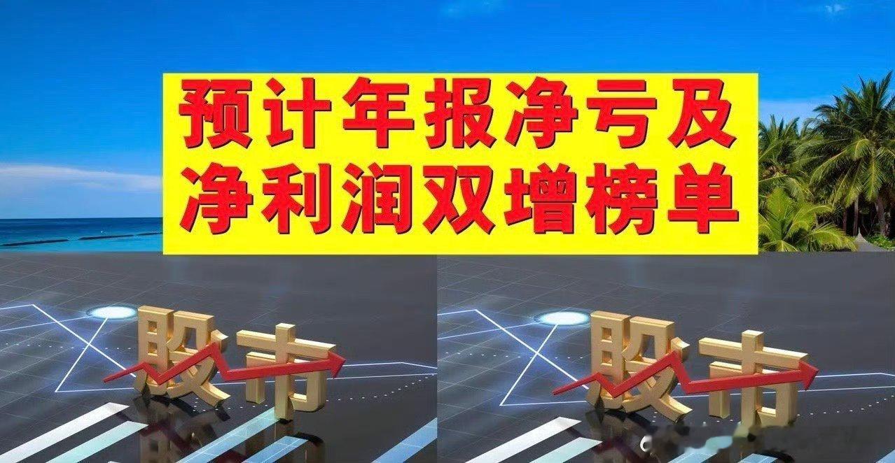 预计年报净亏及净利润双增榜单。一、预计年报净亏榜单：预计净亏数据。1、万科A：-