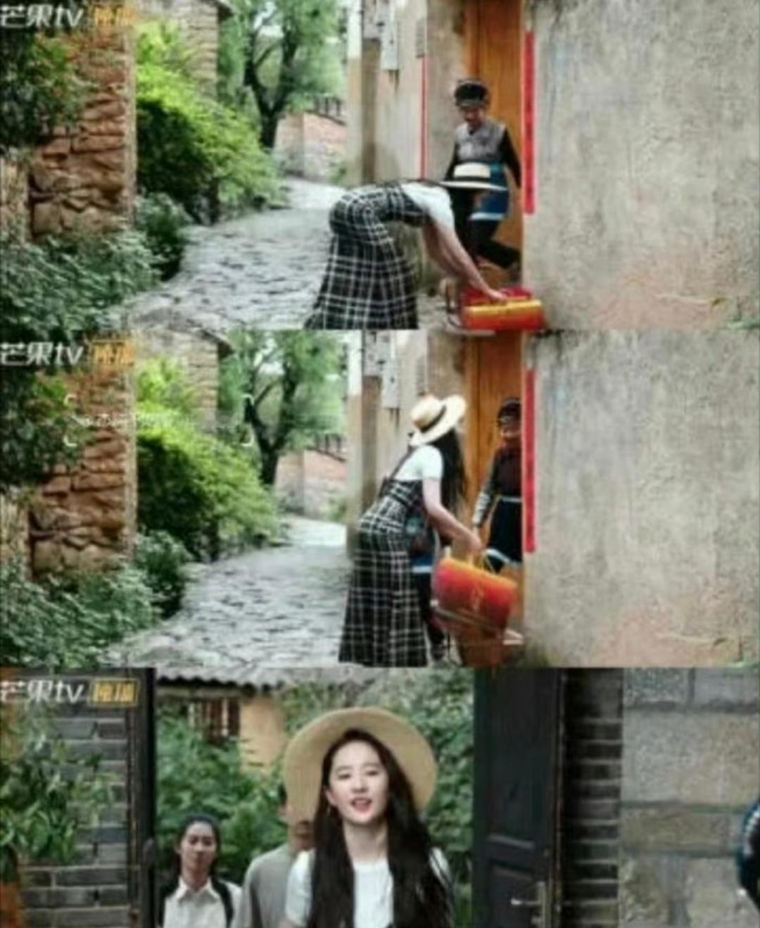 刘亦菲教我们：弯腰拿东西不要弯腰，要屈髋，自然养成好的仪态蹲下去都不会驼背！