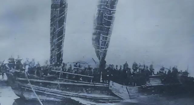 1953年10月，渤海湾，志愿军副师长高斌坐船去文登上任，结果在龙口外海被逼停—