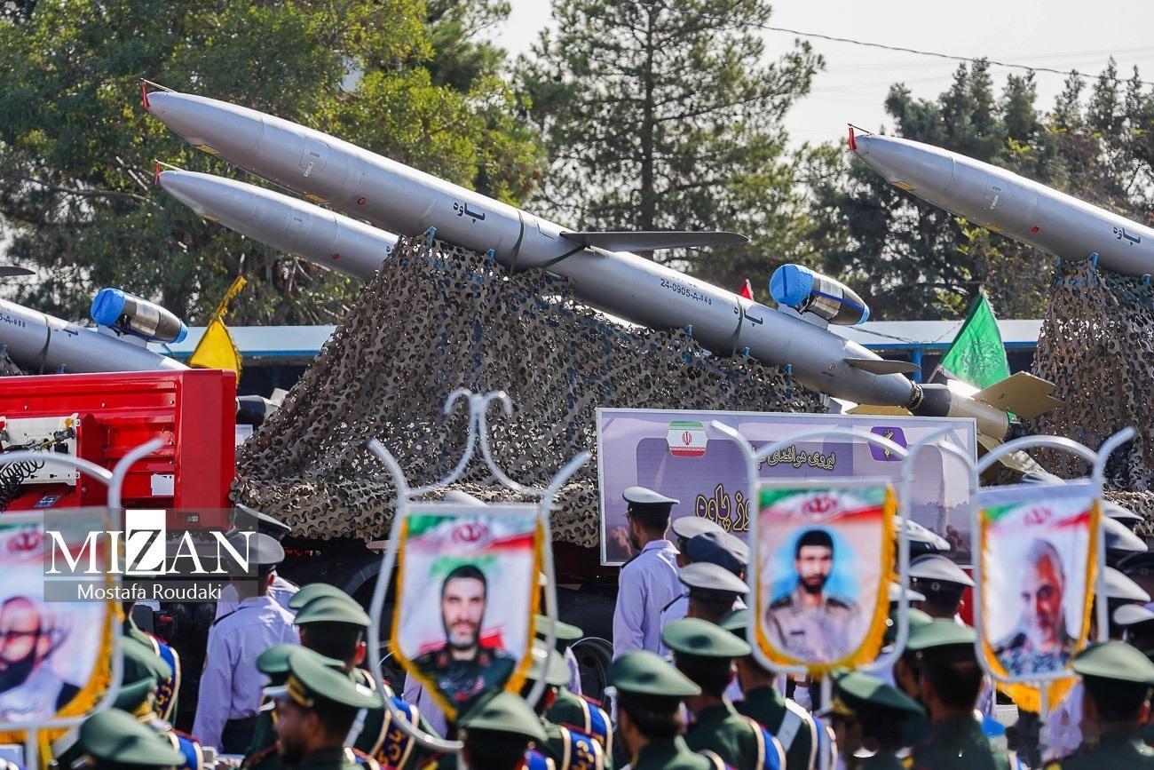 伊朗的Paveh帕维巡航导弹，该导弹首次公开亮相是在2023年9月22日的阅兵式