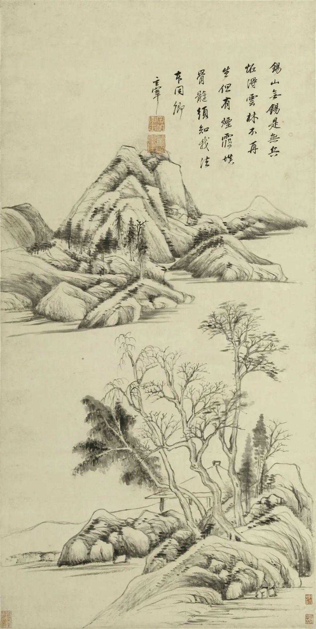 董其昌山水画。新城事遇见艺术​​​