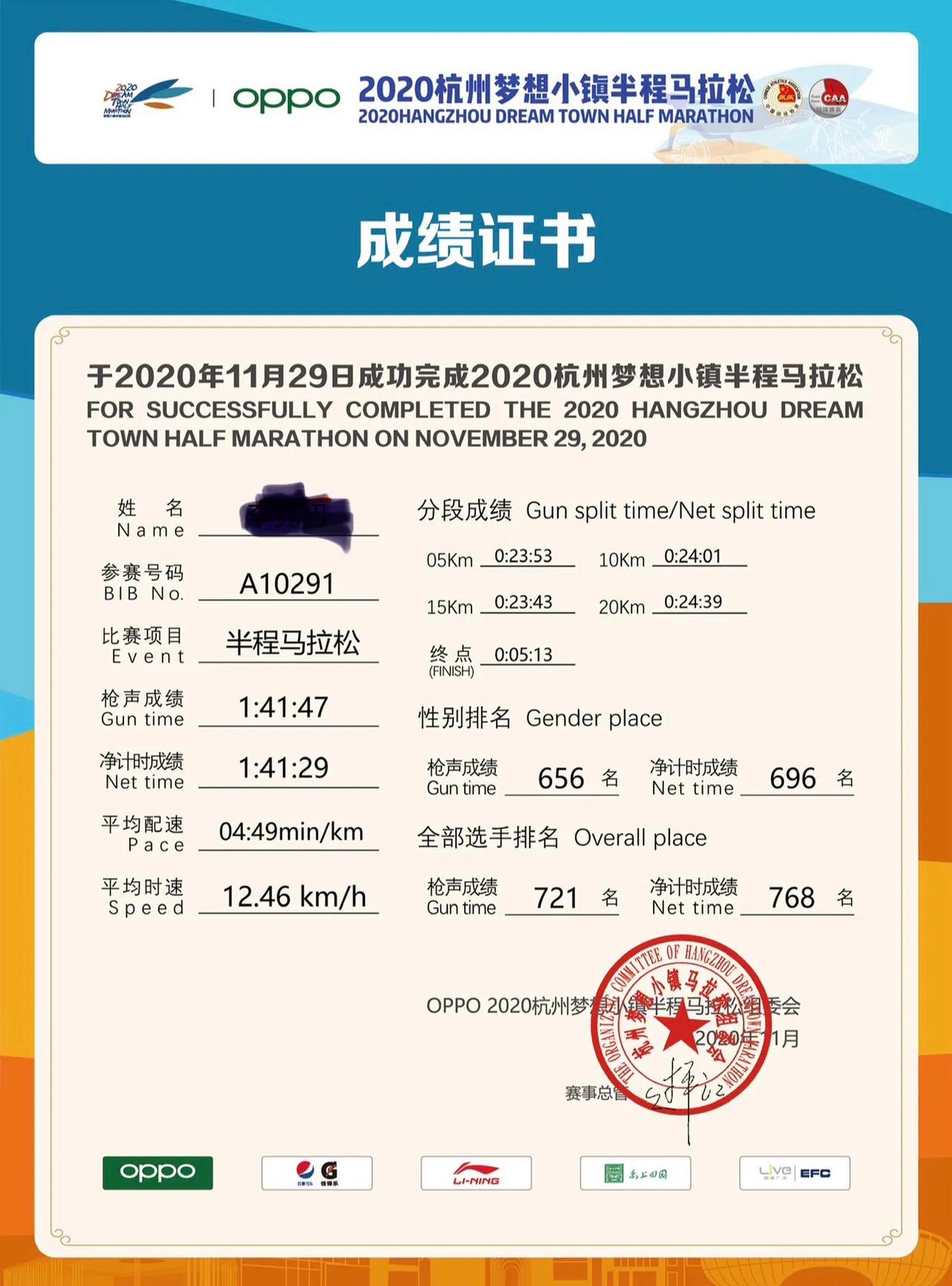 三十年长跑，65岁半马4分配，现在已最大限度控制配速，说了好！跑步贵在长久[作揖