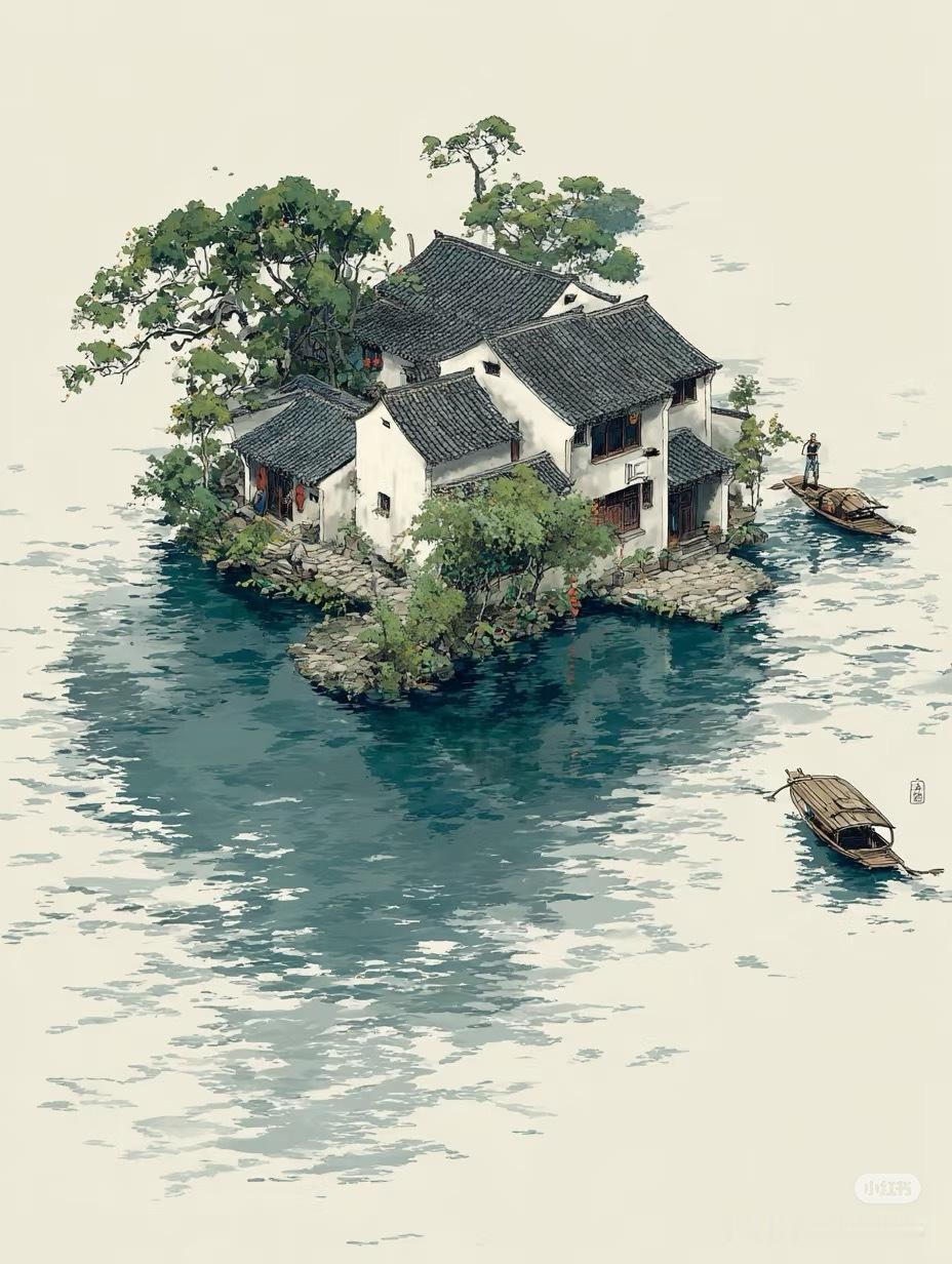 水墨江南​​​
