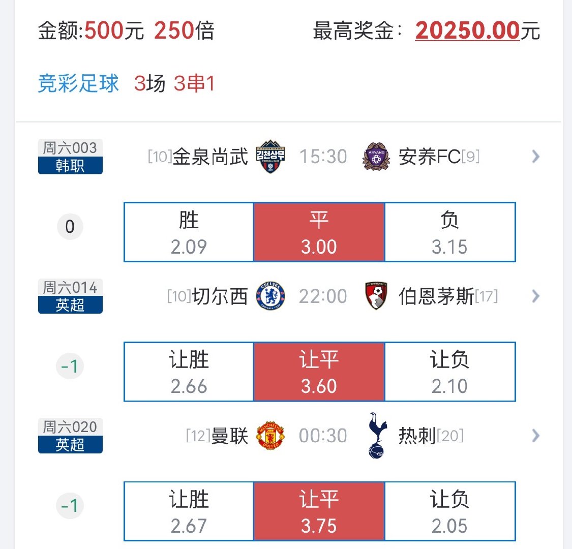店铺3串40倍方案有没有兄弟看好！​​​