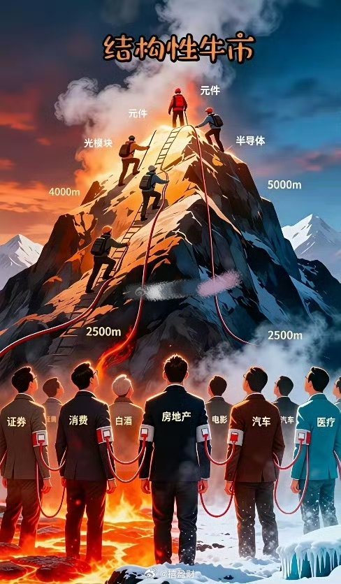 老登股，云淡风轻。半导体，狗急跳墙。各位，目前形势一片大好。腐朽和没落，往往是在
