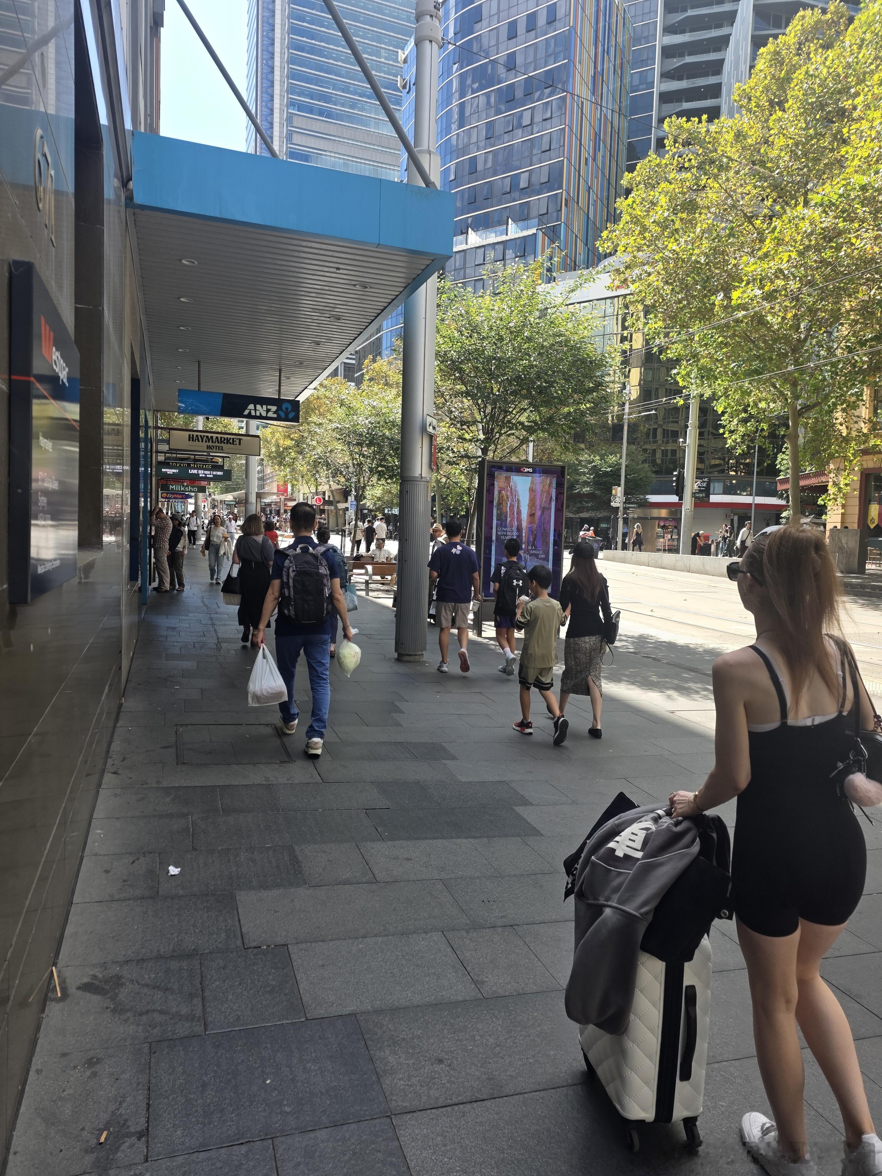 悉尼偶遇侯佩岑一家四口悉尼偶遇侯佩岑一家悉尼偶遇侯佩岑一家，一家四口罕见同框