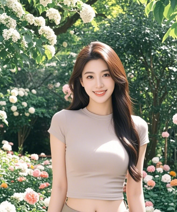 这气质说是花园女王应该不算夸张吧？