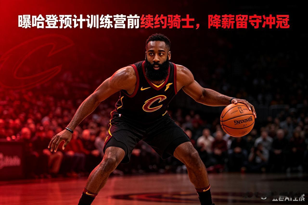 🏀曝哈登预计训练营前续约骑士据多位NBA记者消息：詹姆斯·哈登大概率留守