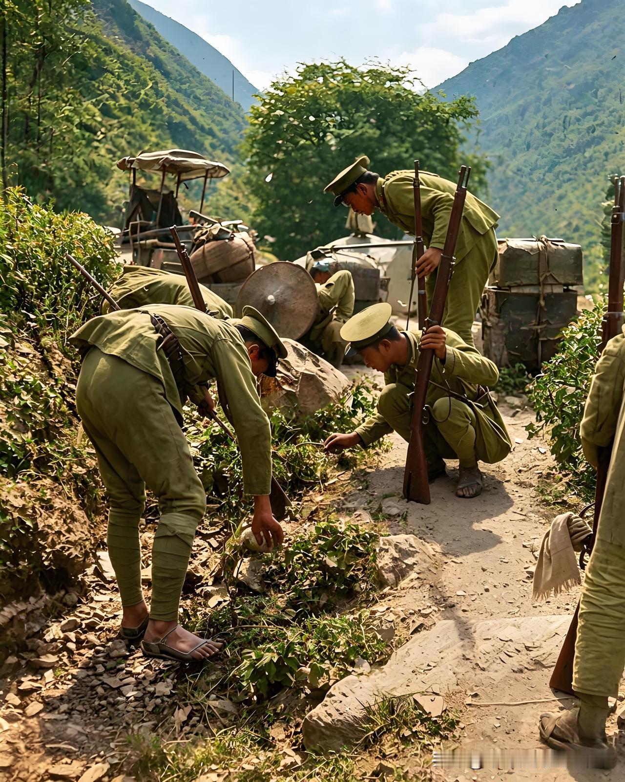 这些士兵在寻找什么？1918年，当时的四川正处于军阀割据、混战不断的动荡时期，
