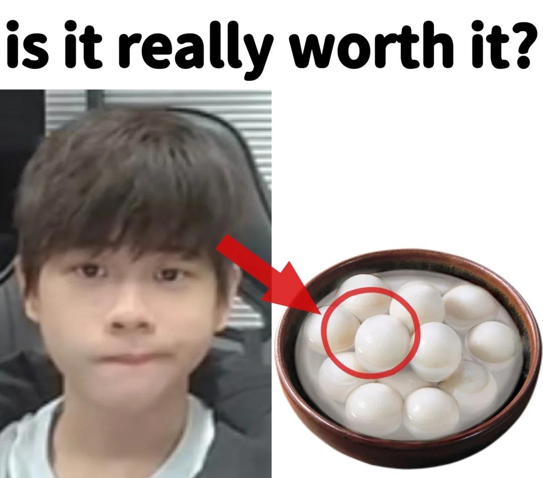 小汤圆meme做图的时候在想，人怎么能圆成这样？KSG流浪ksgkplm