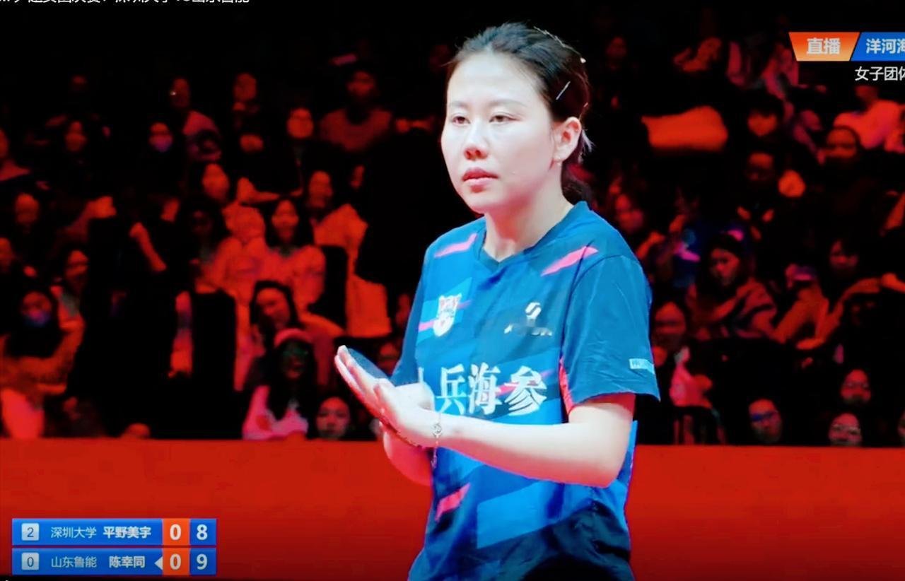 哈哈！陈幸同一看来了日本球员，来劲了！说实话，最近陈幸同状态真不好！打的