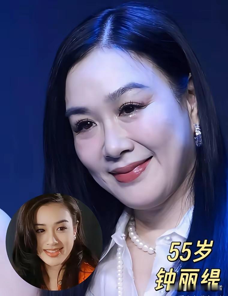 钟丽缇55岁这样子如今看起来真的不年轻，毕竟如今男人女人都有容貌不老的办法，钟丽