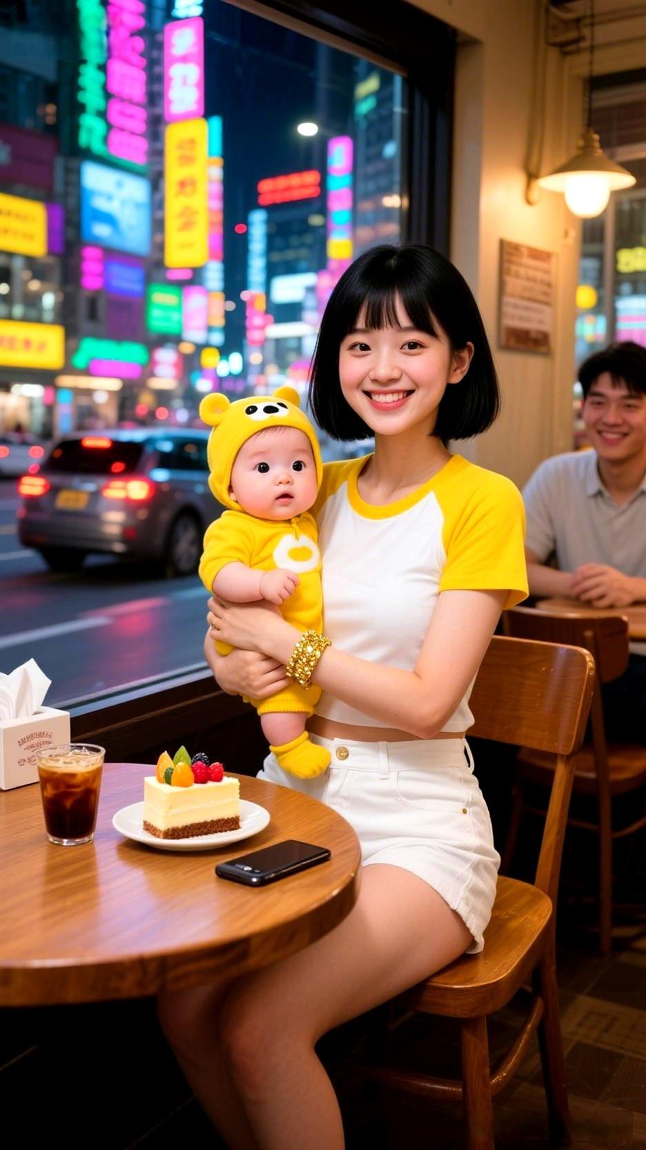 我都大二了，爸妈却突然给我添了个小奶娃弟弟。周末带他去超市，阿姨凑过来小声问：