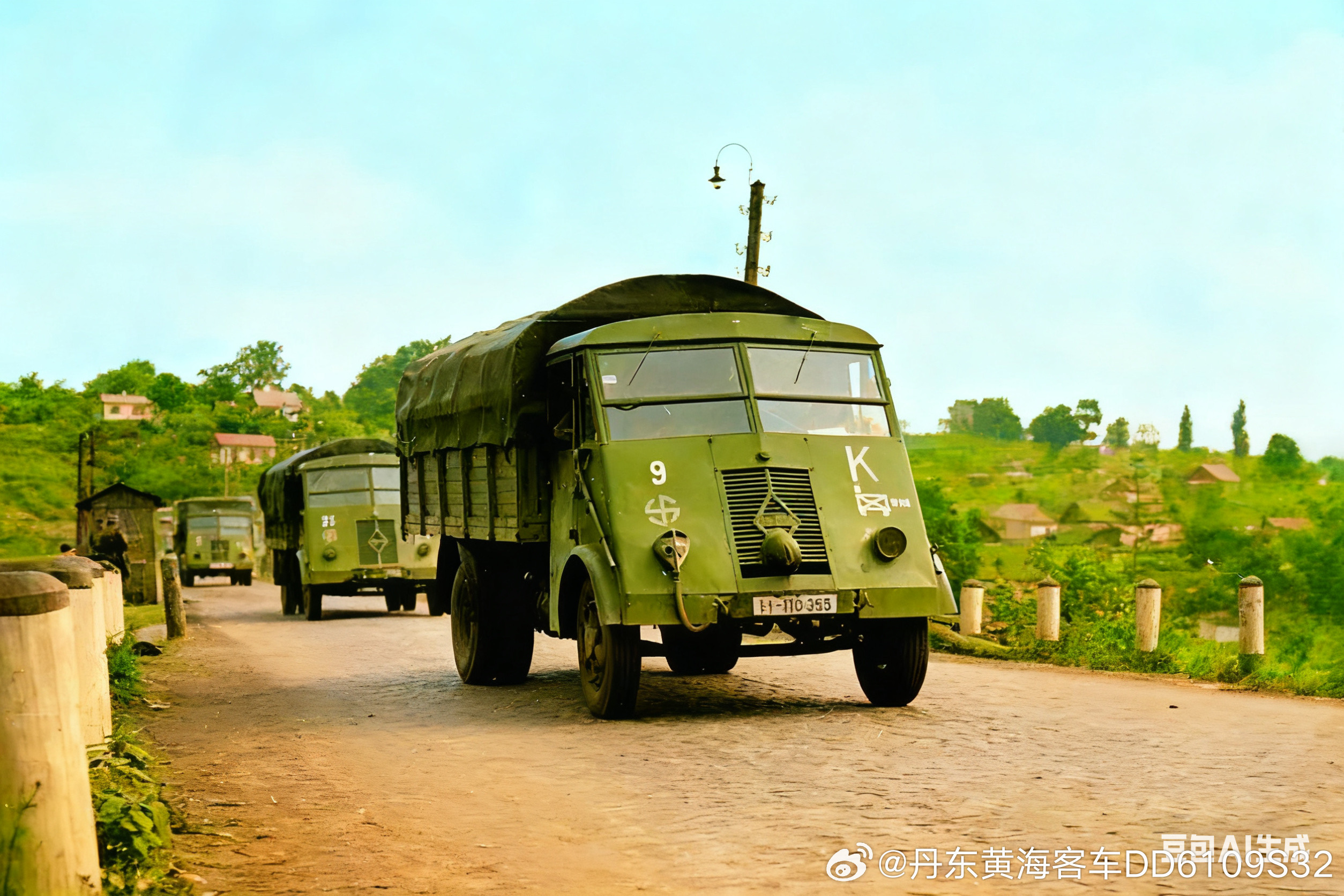 法国佬打仗不行，造卡车还说得过去——1941年，乌克兰北部，日托米尔市郊。党卫军