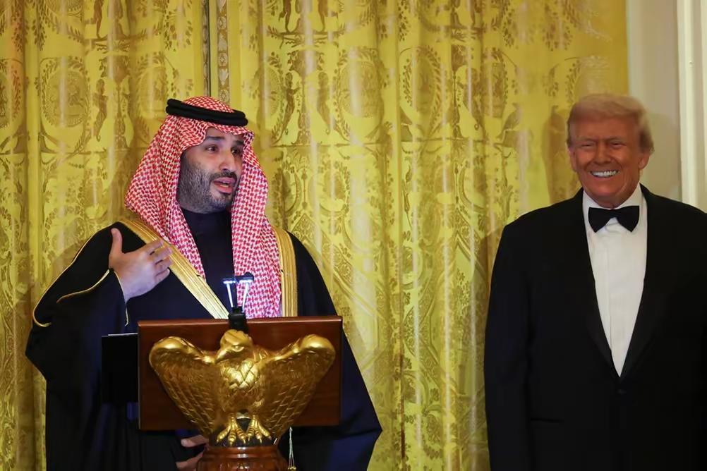 ABC新闻记者玛丽·布鲁斯真是厉害，质问沙特王储小萨勒曼关于华盛顿邮报记者卡舒吉