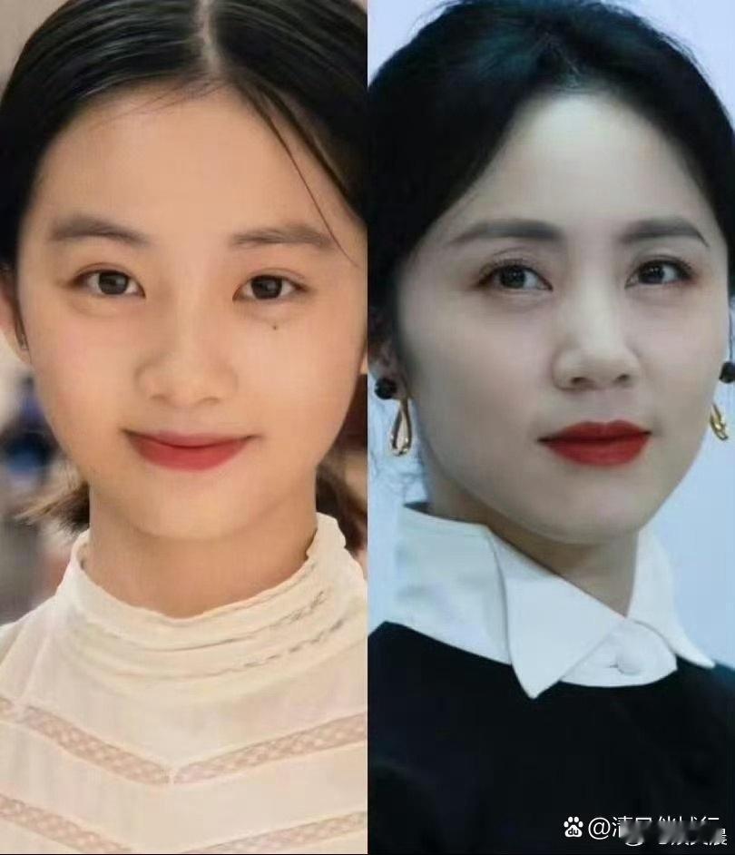 儿时总觉得黄多多眉眼酷似黄磊，如今渐渐长开，容貌愈发神似孙莉，完美融合父母优良基
