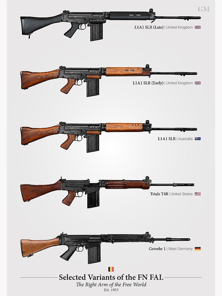 自由世界的右臂，FNFAL家族​​​