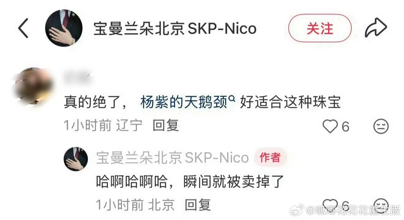 杨紫高珠展待遇汇总公主出国排面拉起！👑大合照杨紫左侧女士:宝曼兰朵全球首席执行
