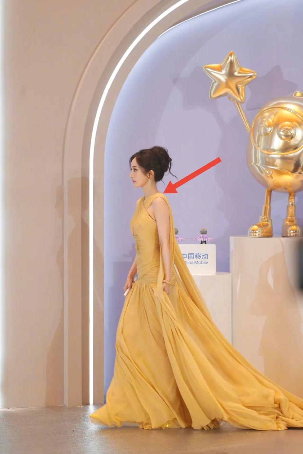 你们承认不？杨幂这次怎么也没想到，尖叫之夜红毯上，哪里是输在颜值啊而是输在体