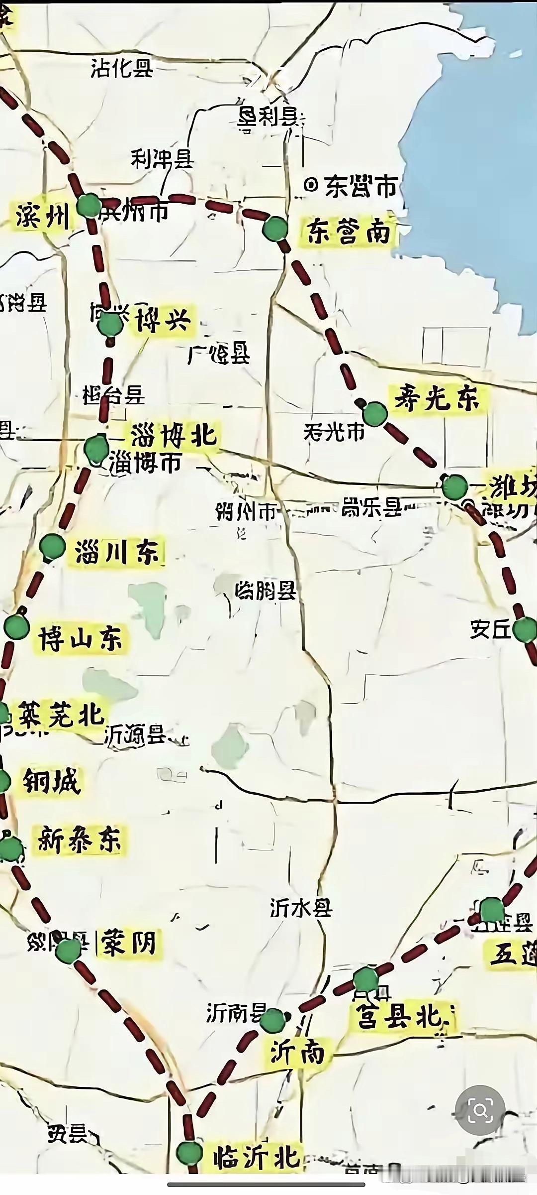 东营啊，东营，什么时候能让你的广饶跑上条铁路？不用高铁，普铁客运就知足。放眼周边