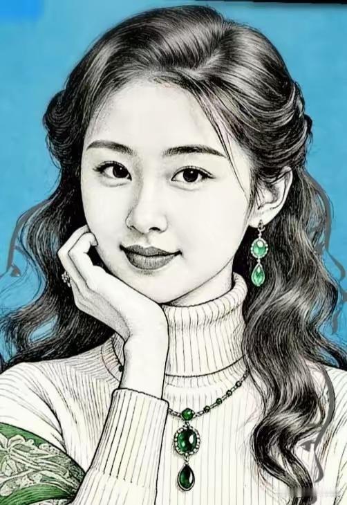 美女图片中，有4张人脸，你能找到吗？