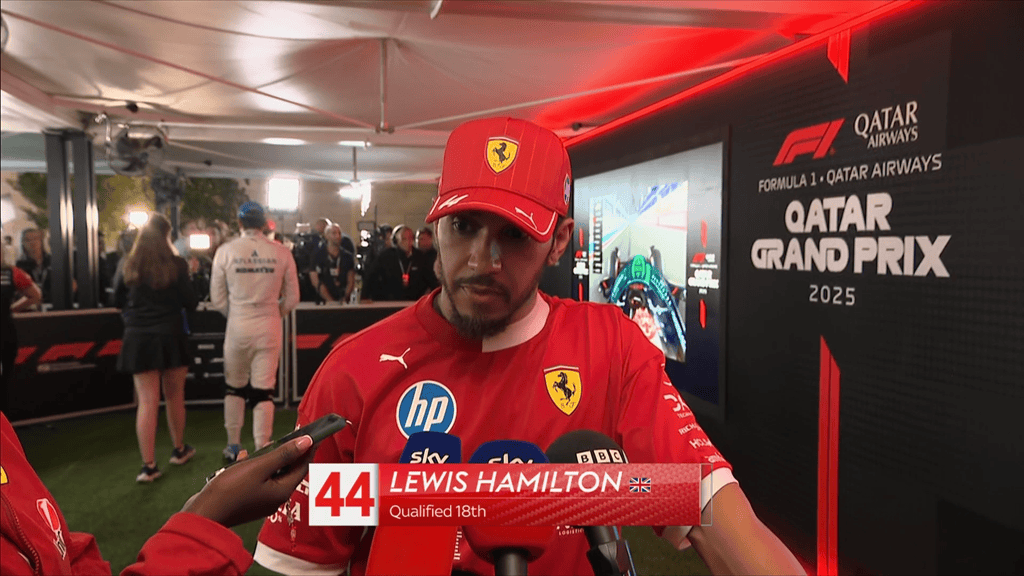 汉密尔顿: 赛车实际表现比第18名的排位好得多