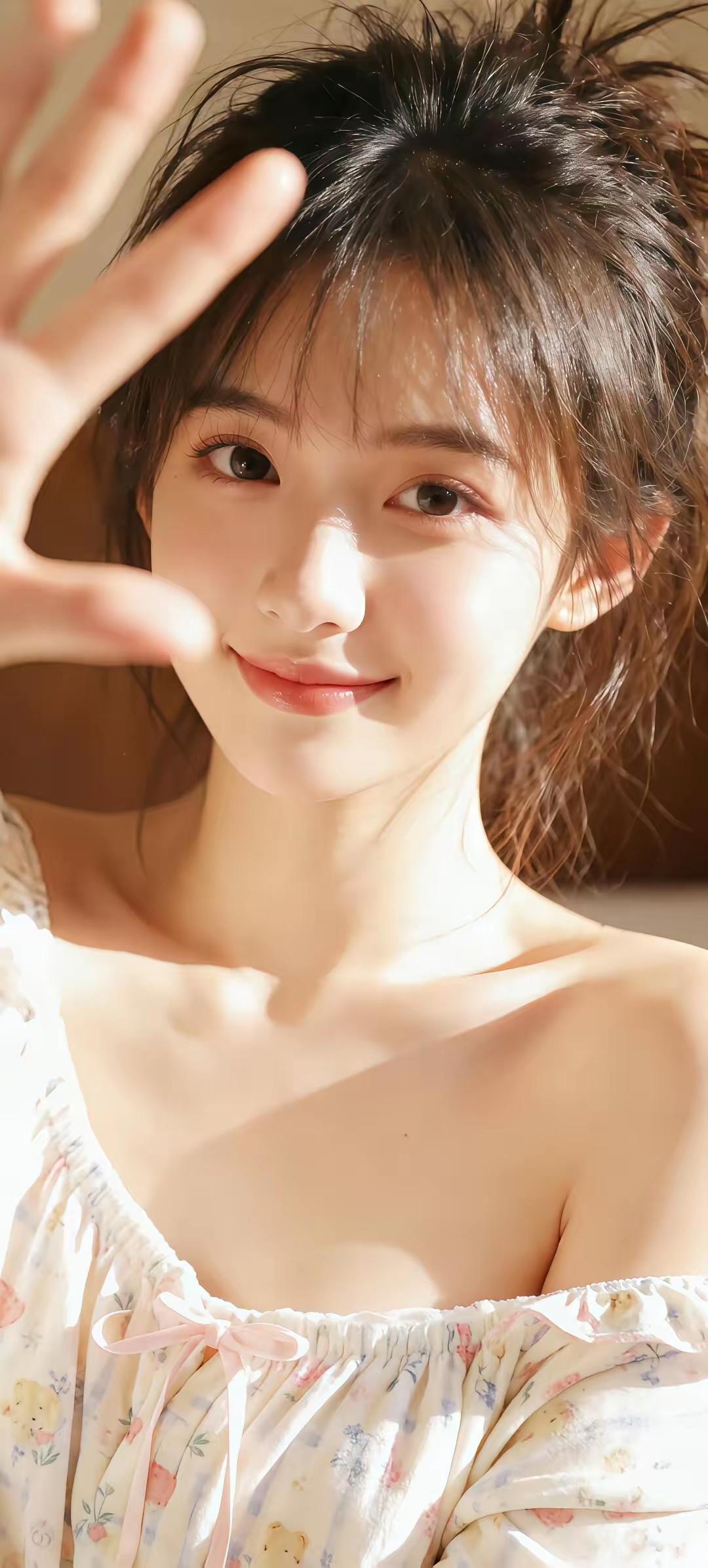 我心中最纯美的女生，大概就是这样子吧😘