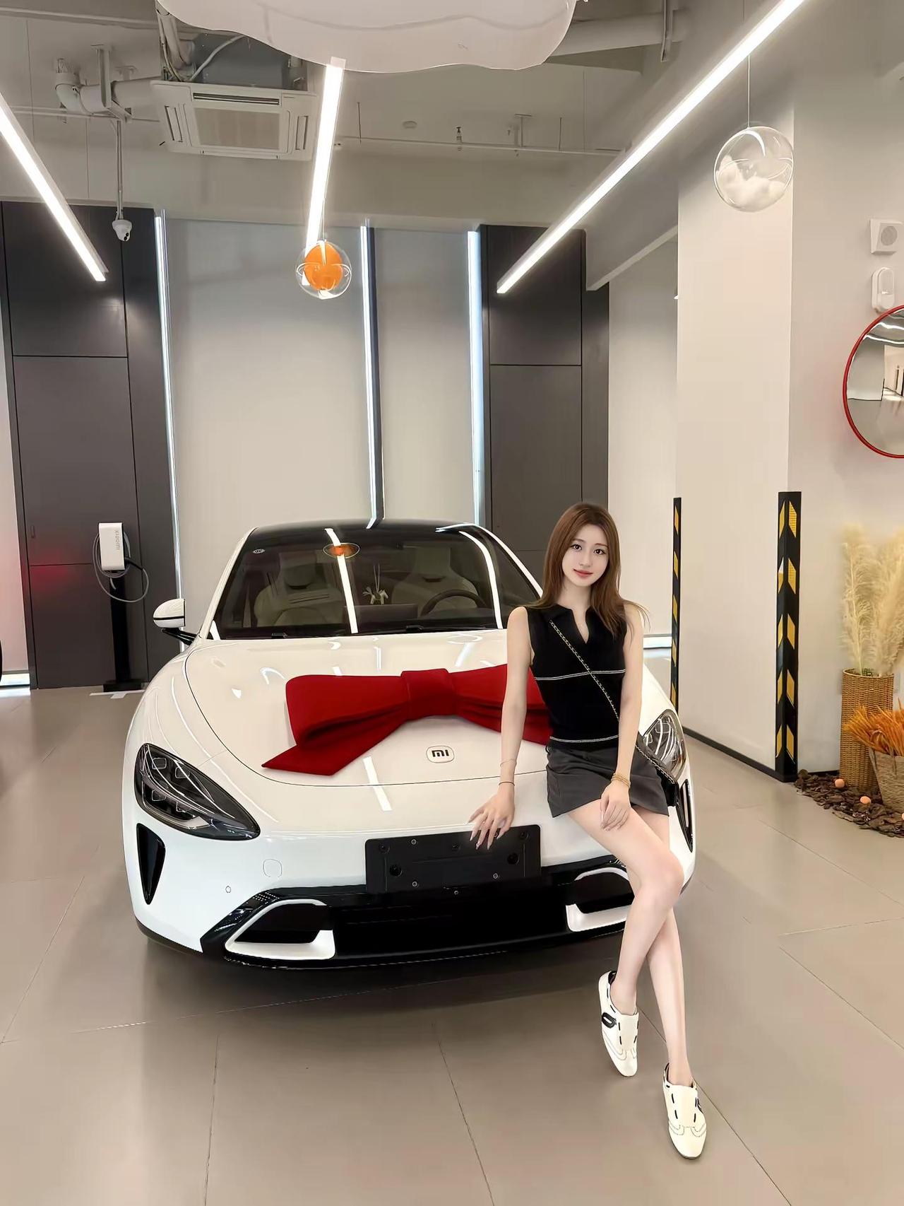 命中有米❤️提车两个月啦。珍珠白车身和轮毂越看越喜欢越开越好开喜提新车小米s