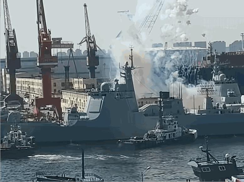 127“驻马店”舰离港交付海军，第31艘052D型导弹驱逐舰正式服役，驱1支队时