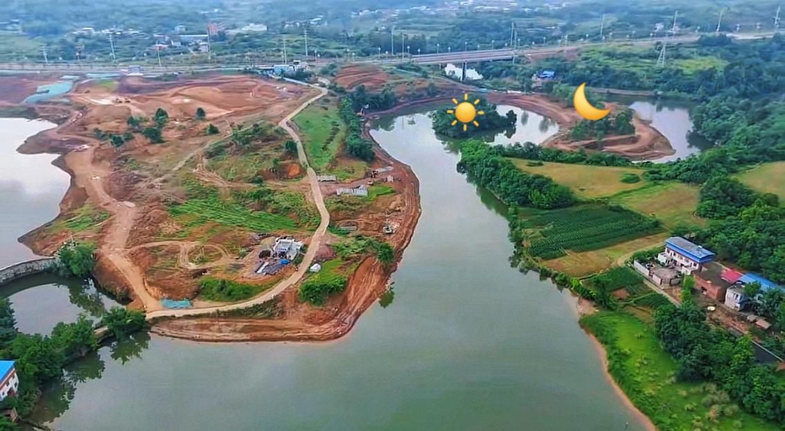 是不是可以依托仙女滩湿地公园打造简阳版的日月潭？