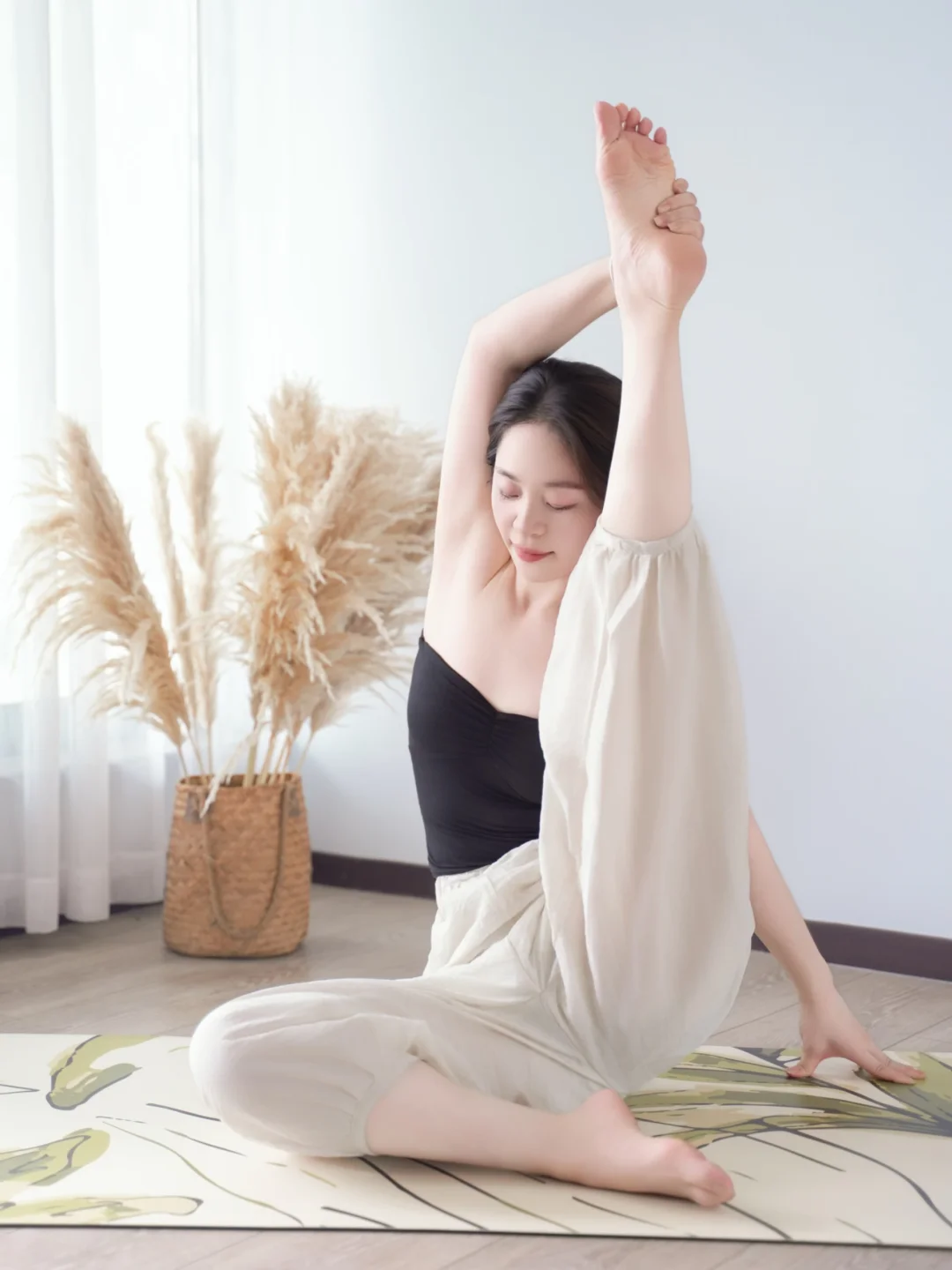 练瑜伽的女生都好温柔啊～