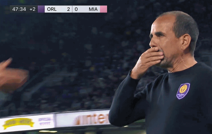 奥兰多城主教练应该庆幸站在你面前队是梅西，而不是维尼修斯！美职联常规赛迈阿密国